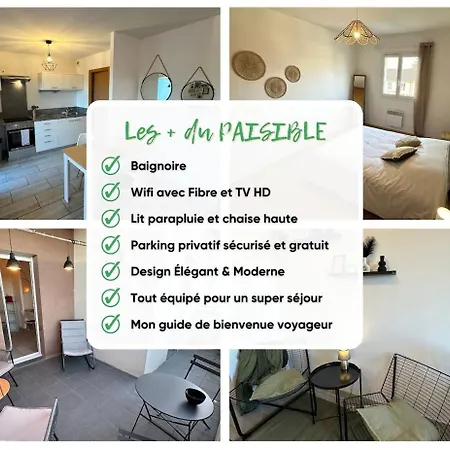 Le Paisible - Parking Gratuit - Entree * Jurançon